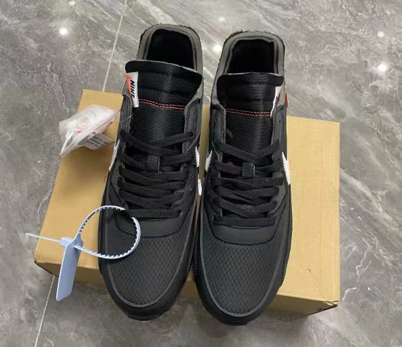 OFF-WHITE x  Nike Air Max 90 Black THE TEN
