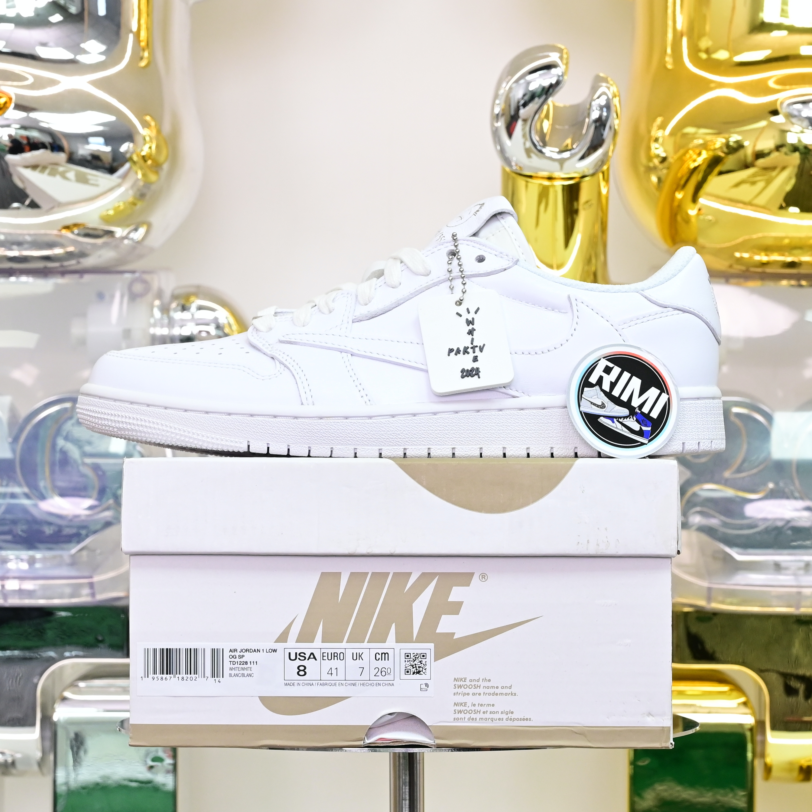 Travis Scott  x Air Jordan 1 TD1228-111 AJ1