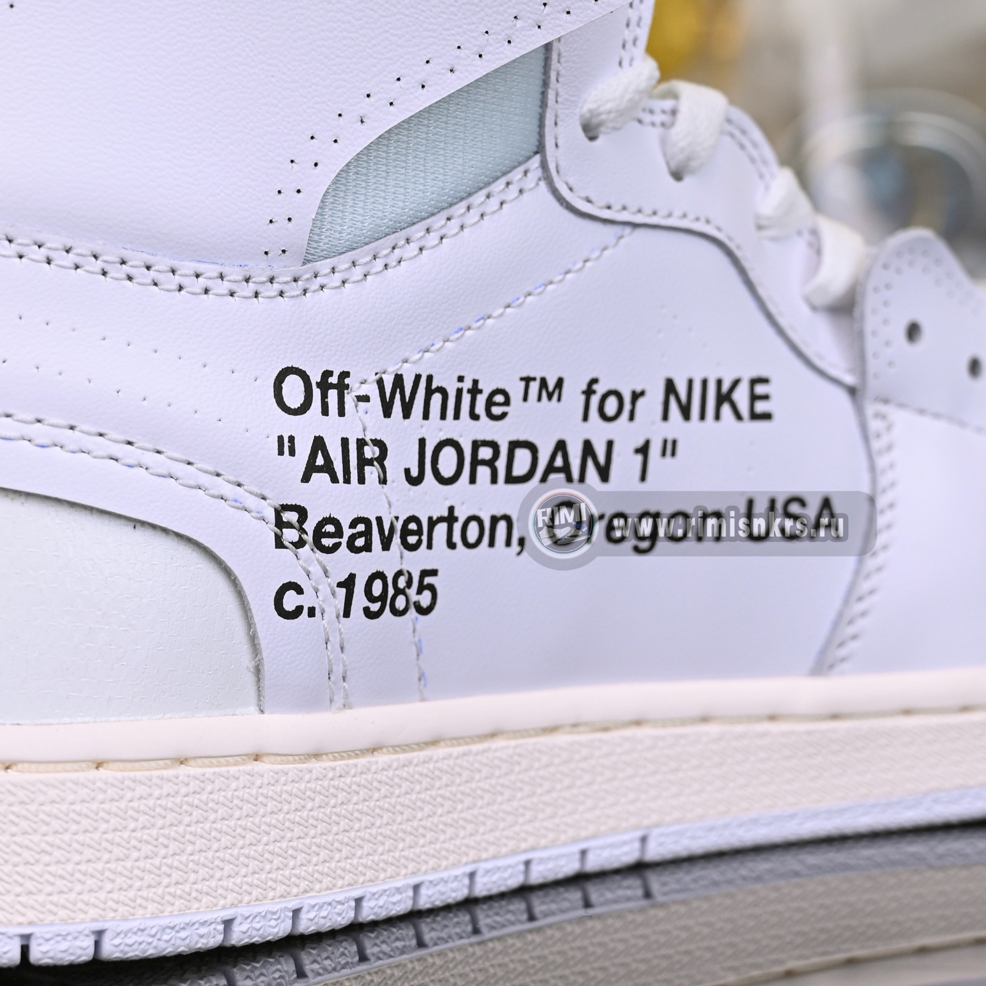 OFF-WHITE X AIR JORDAN 1 RETRO HIGH OG 'WHITE' 2018