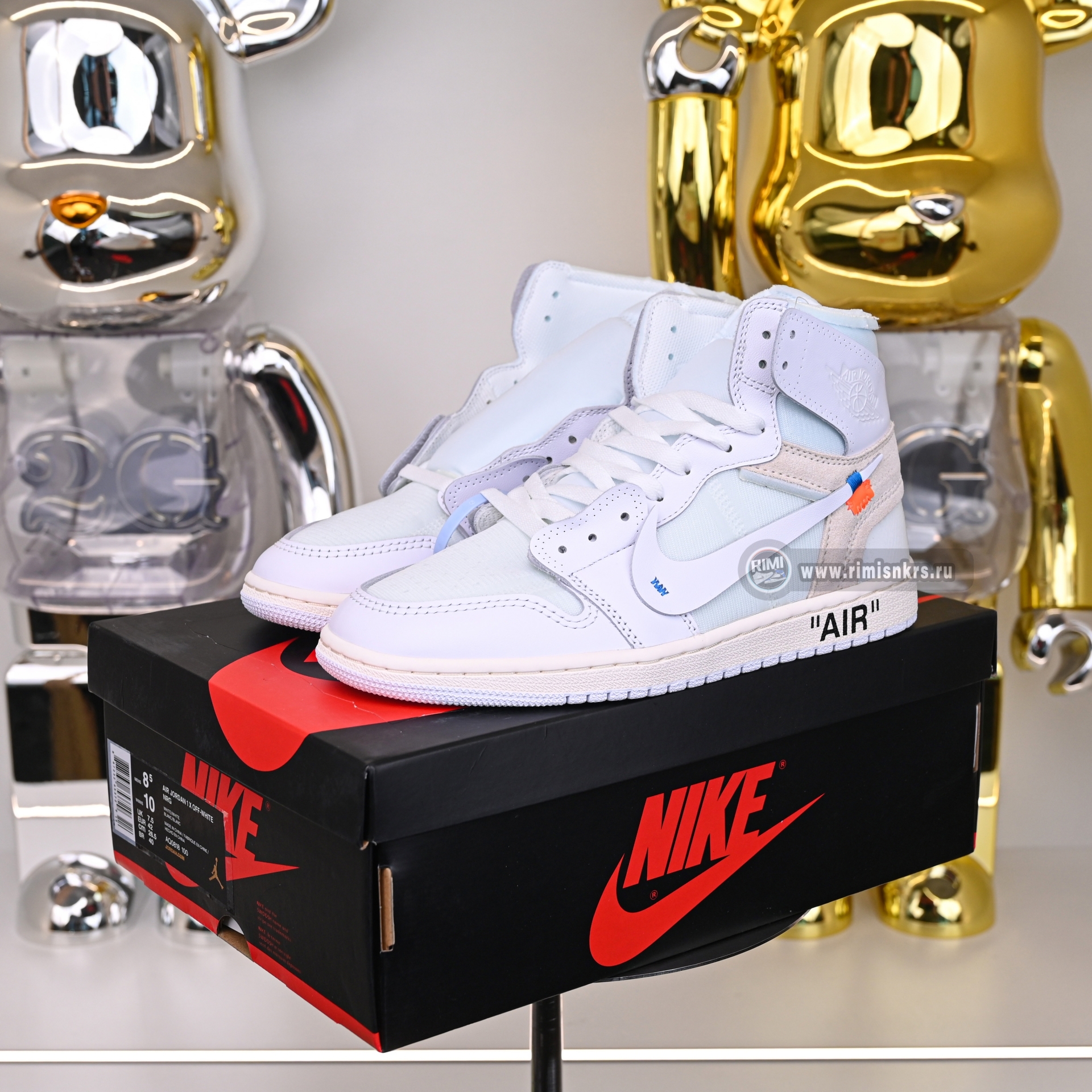 OFF-WHITE X AIR JORDAN 1 RETRO HIGH OG 'WHITE' 2018
