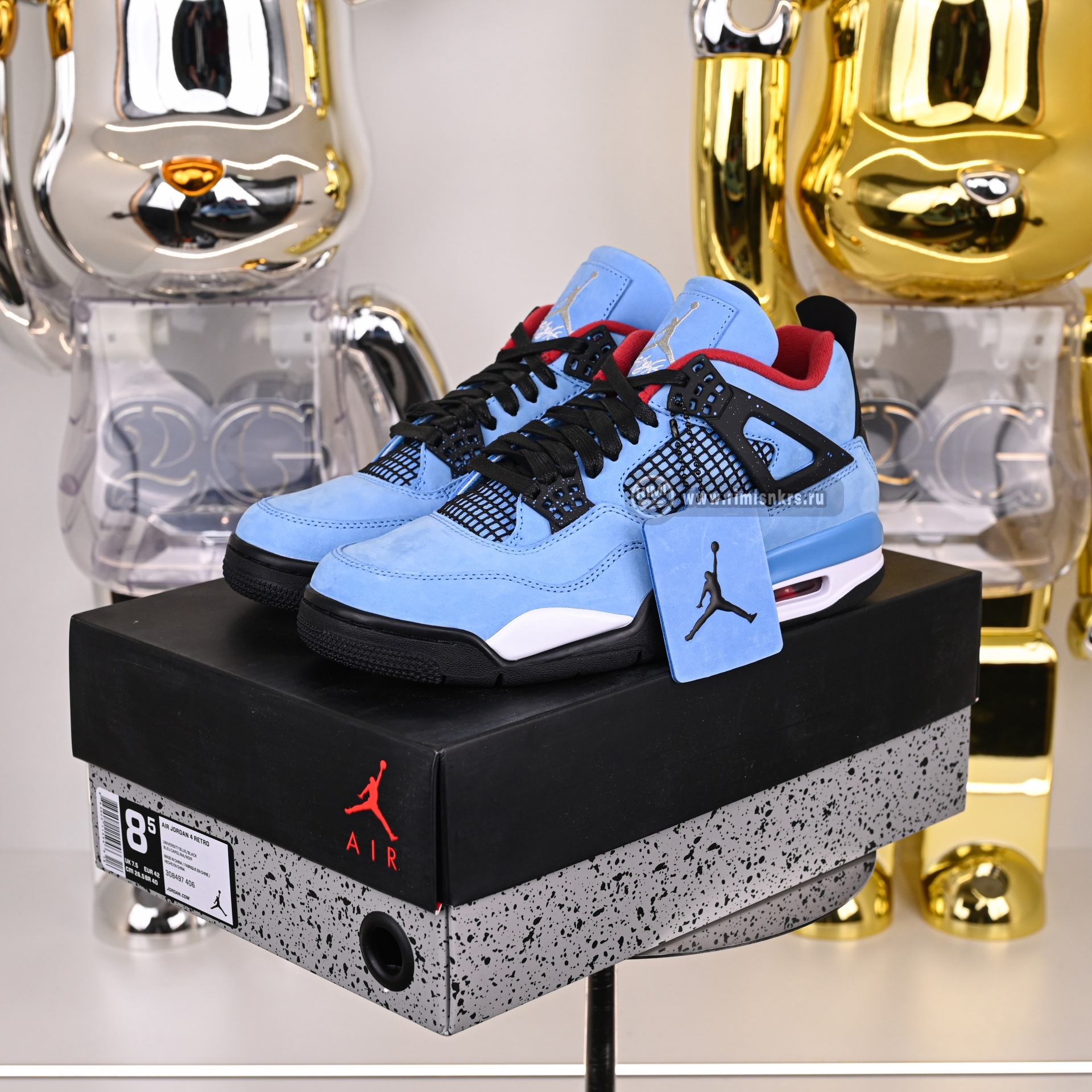 TRAVIS SCOTT X AIR JORDAN 4 RETRO 'CACTUS JACK' FRIENDS & FAMILY 308497-406