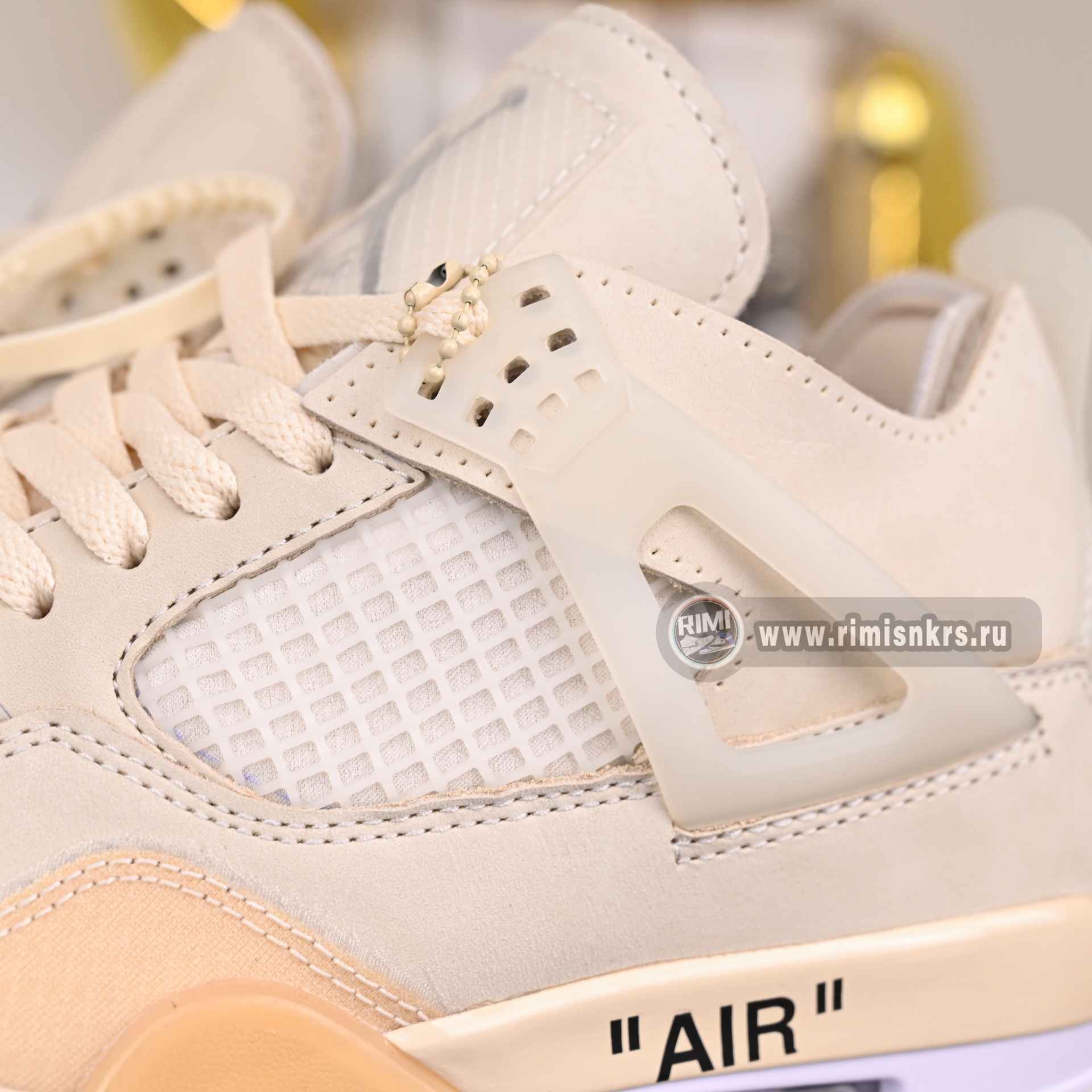 AIR JORDAN OFF-WHITE X WMNS AIR JORDAN 4 SP 'SAIL' CV9388-100