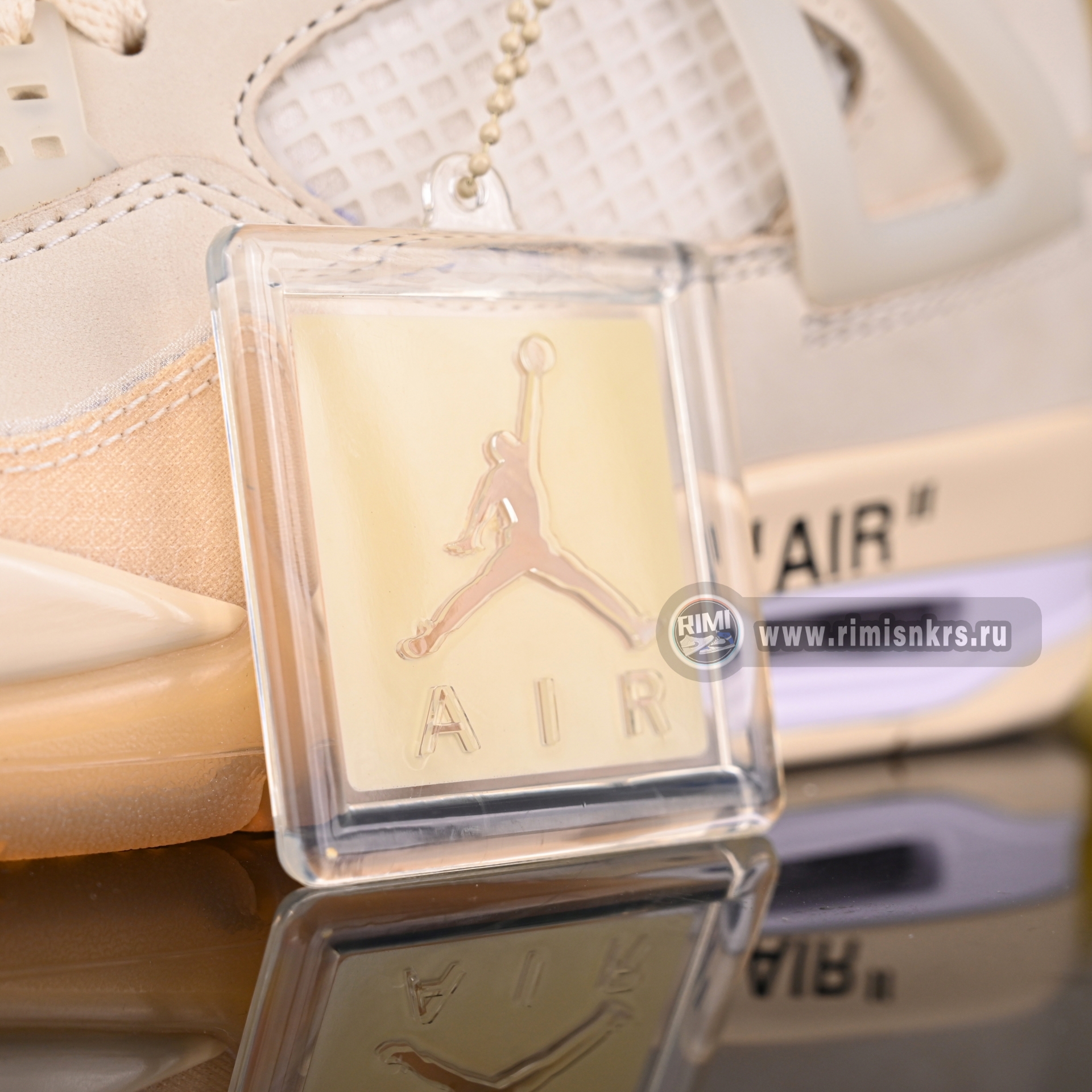 AIR JORDAN OFF-WHITE X WMNS AIR JORDAN 4 SP 'SAIL' CV9388-100