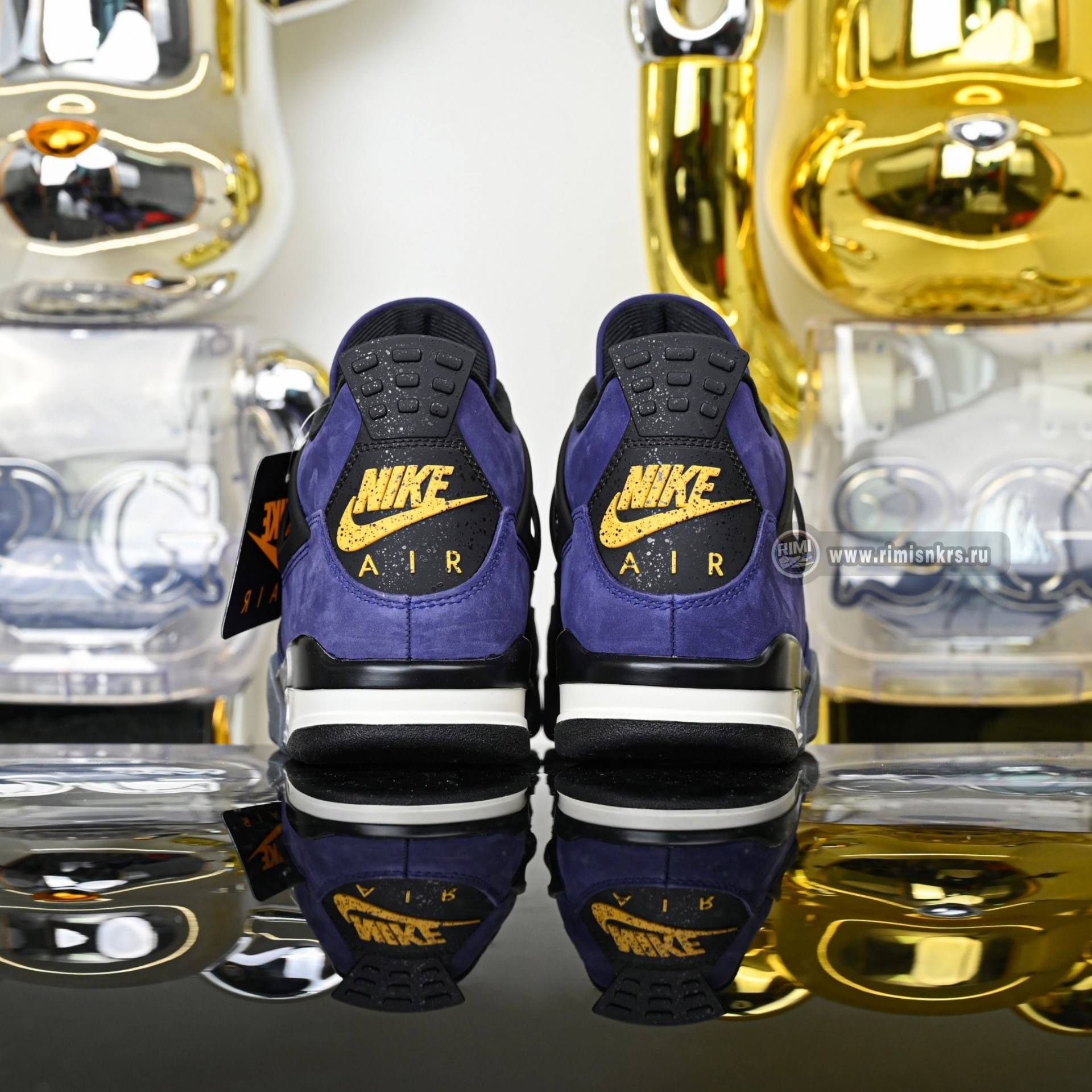 Air Jordan 4 Retro Lakers/Imperial Purple