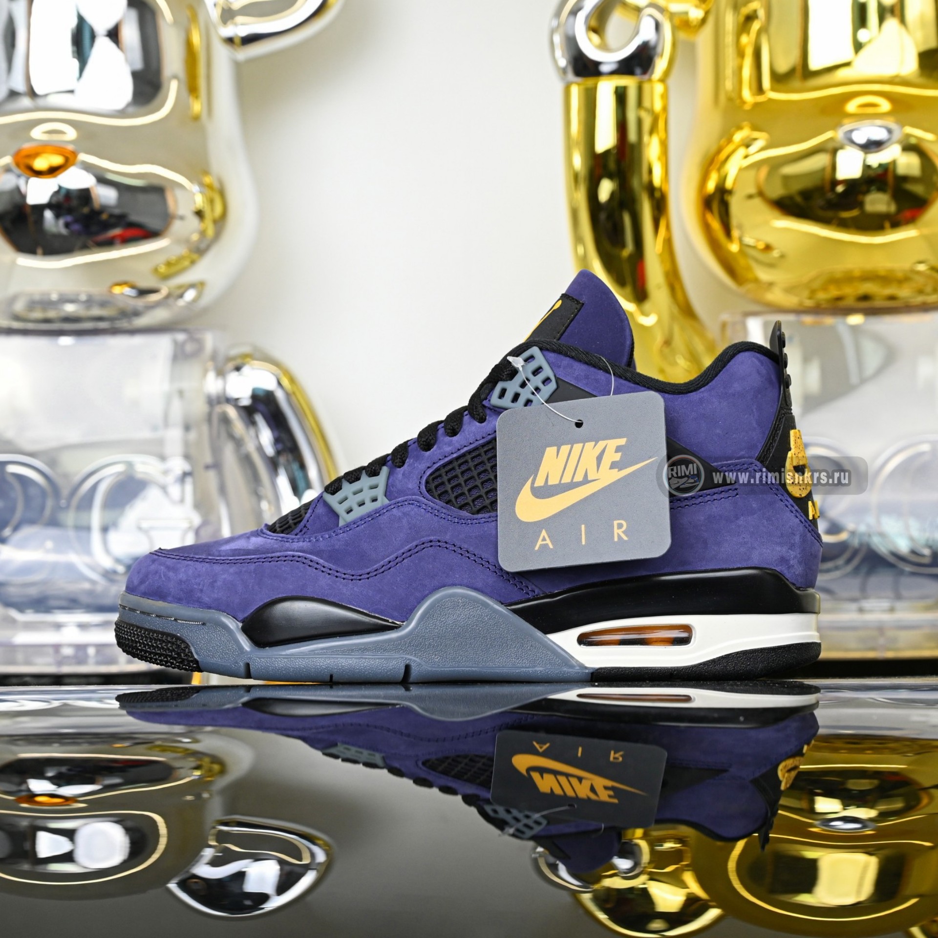Air Jordan 4 Retro Lakers/Imperial Purple