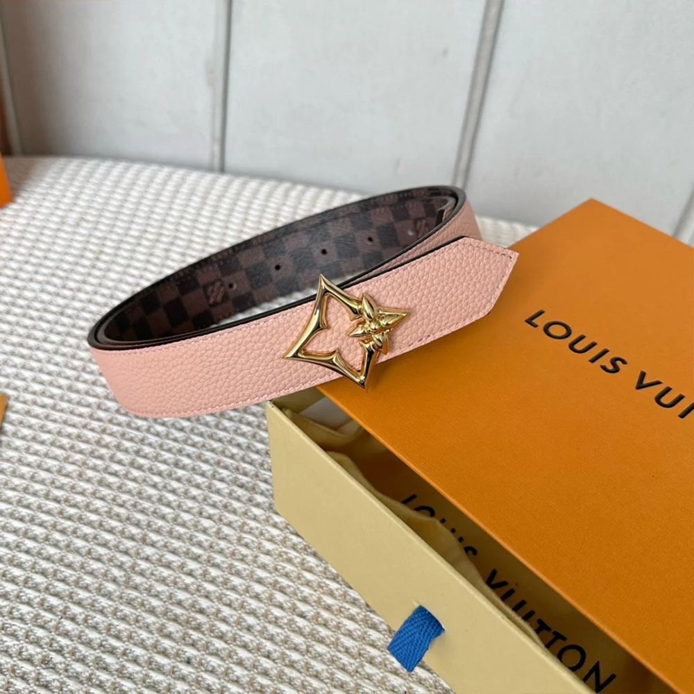 Louis Vuitton LV Leather Belts (Replica) - Ultra-Collection - Image 4