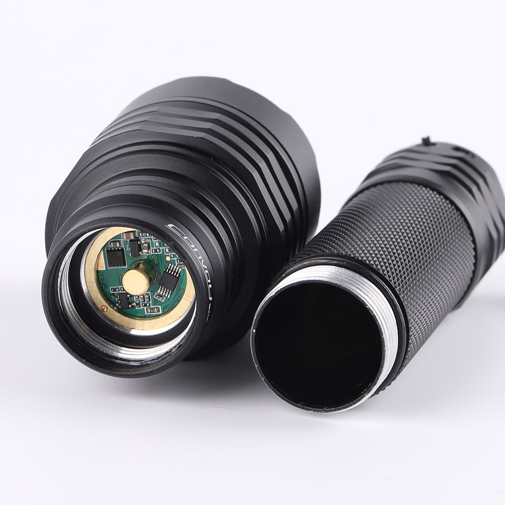 Convoy M21A UV 365nm 21700 flashlight with SBT-10X-UV，ZWB2