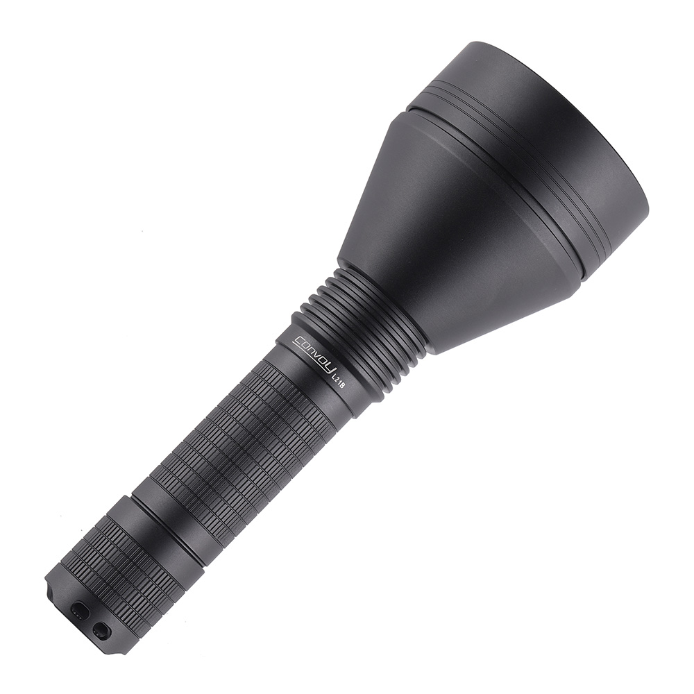 Convoy L21B-X4 365nm UV Flashlight with ZWB2 Filter by