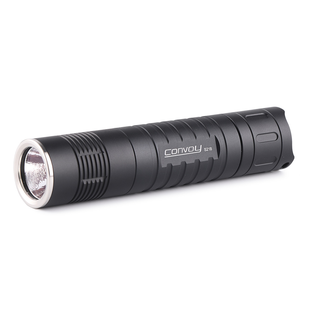 【保障できる】 S21B Convoy black flashlight Convoy - flashlight 21700 アイライナー