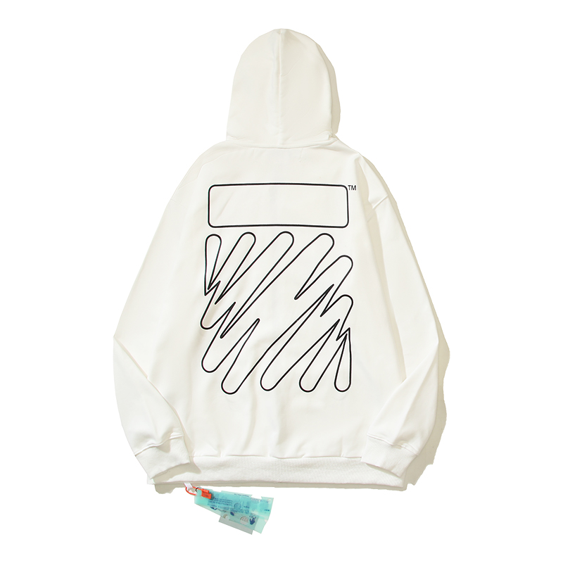 88_6020 Off White Hoodie With Ziper