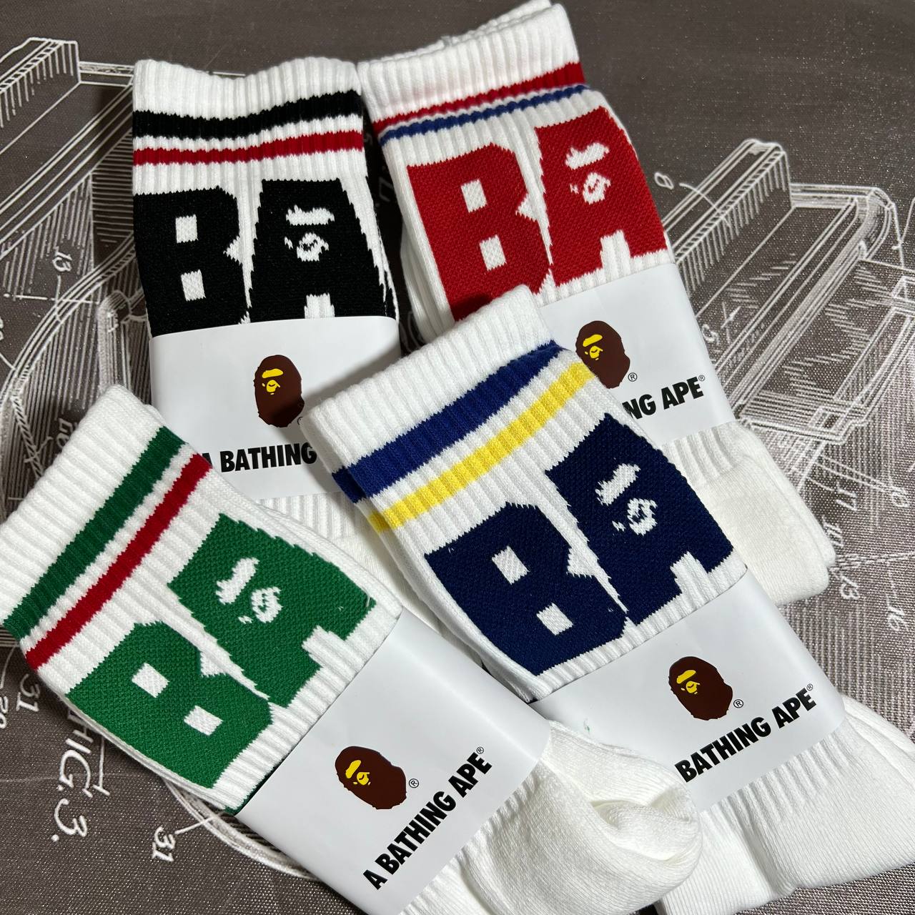 16_ Bape Socks