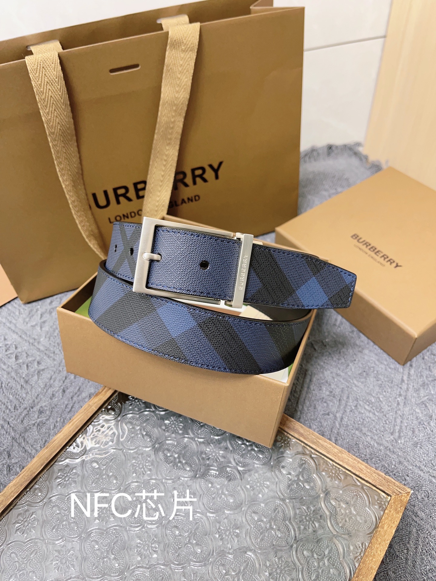 87_Burberry Belt