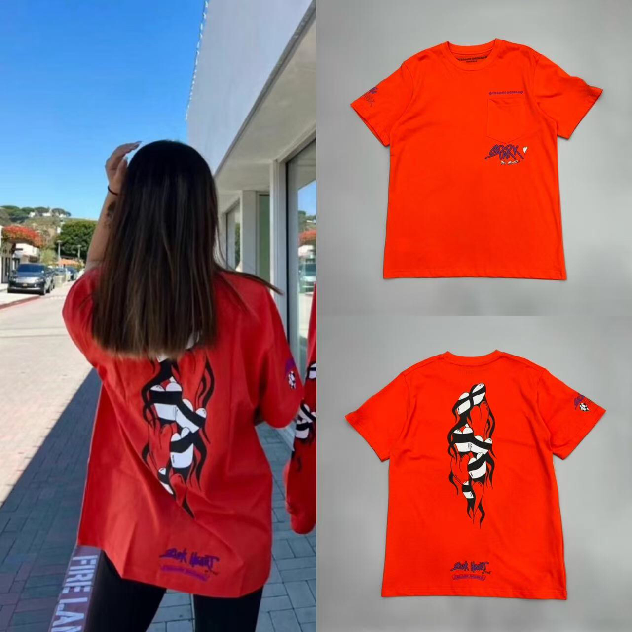 89_[1:1 quality] Chrome Heart T-shirt