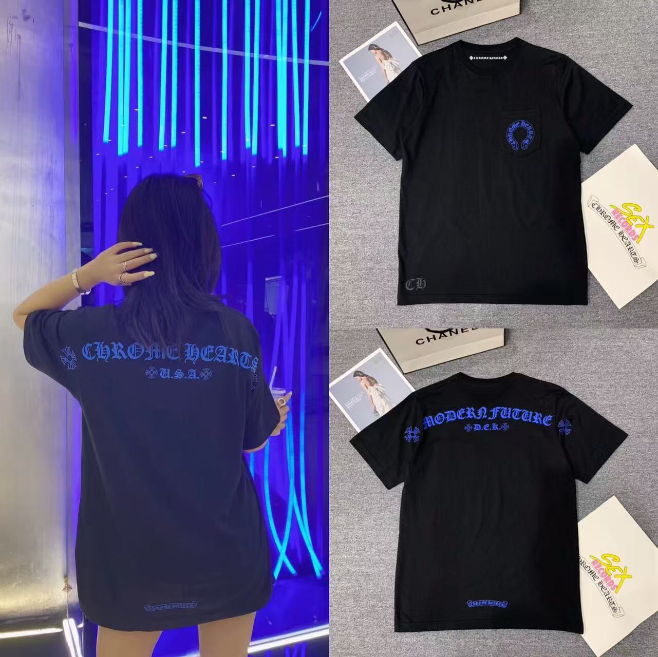 92_[1:1 quality] Chrome Heart T-shirt